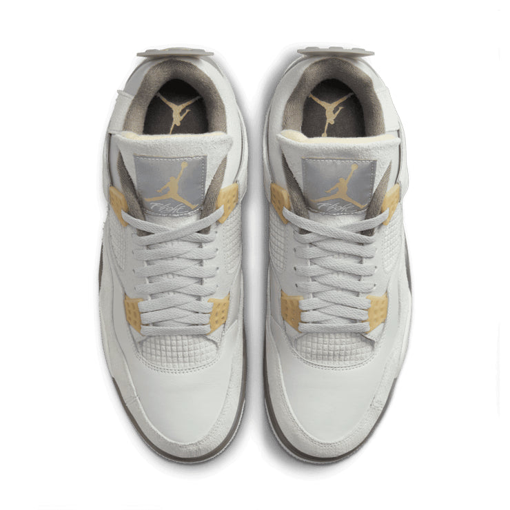 Air Jordan 4 Retro Craft – Grey & Cream Sneakers