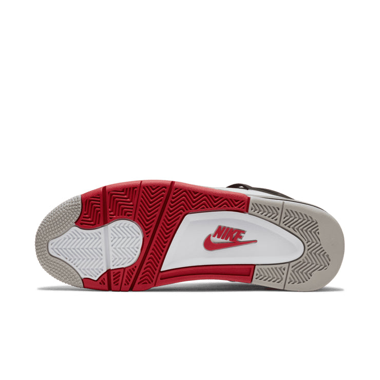 Air Jordan 4 Retro Fire Red – White & Red Sneakers