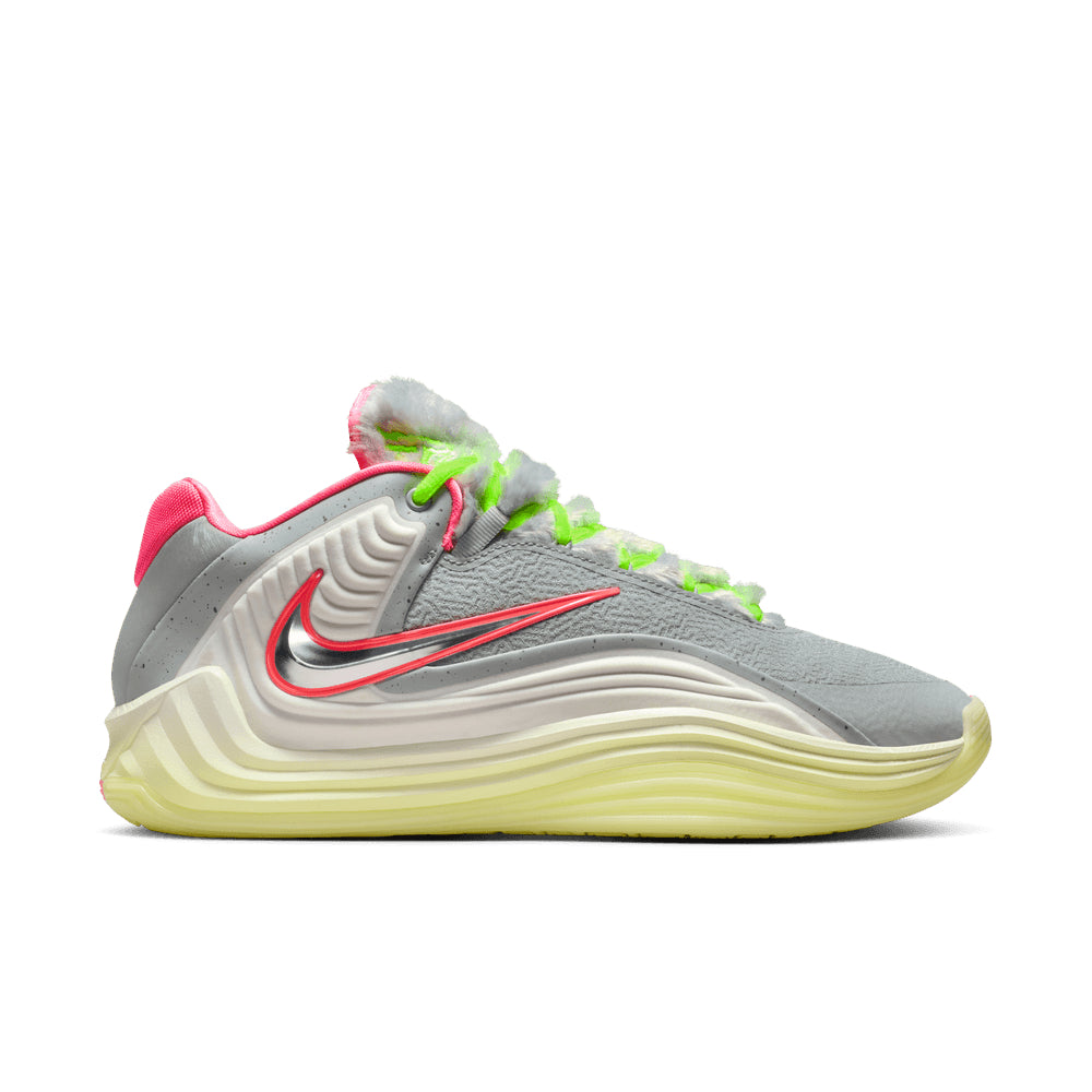 Nike G.T. Hustle 3 Basketball Shoes – Wolf Grey & Hyper Pink