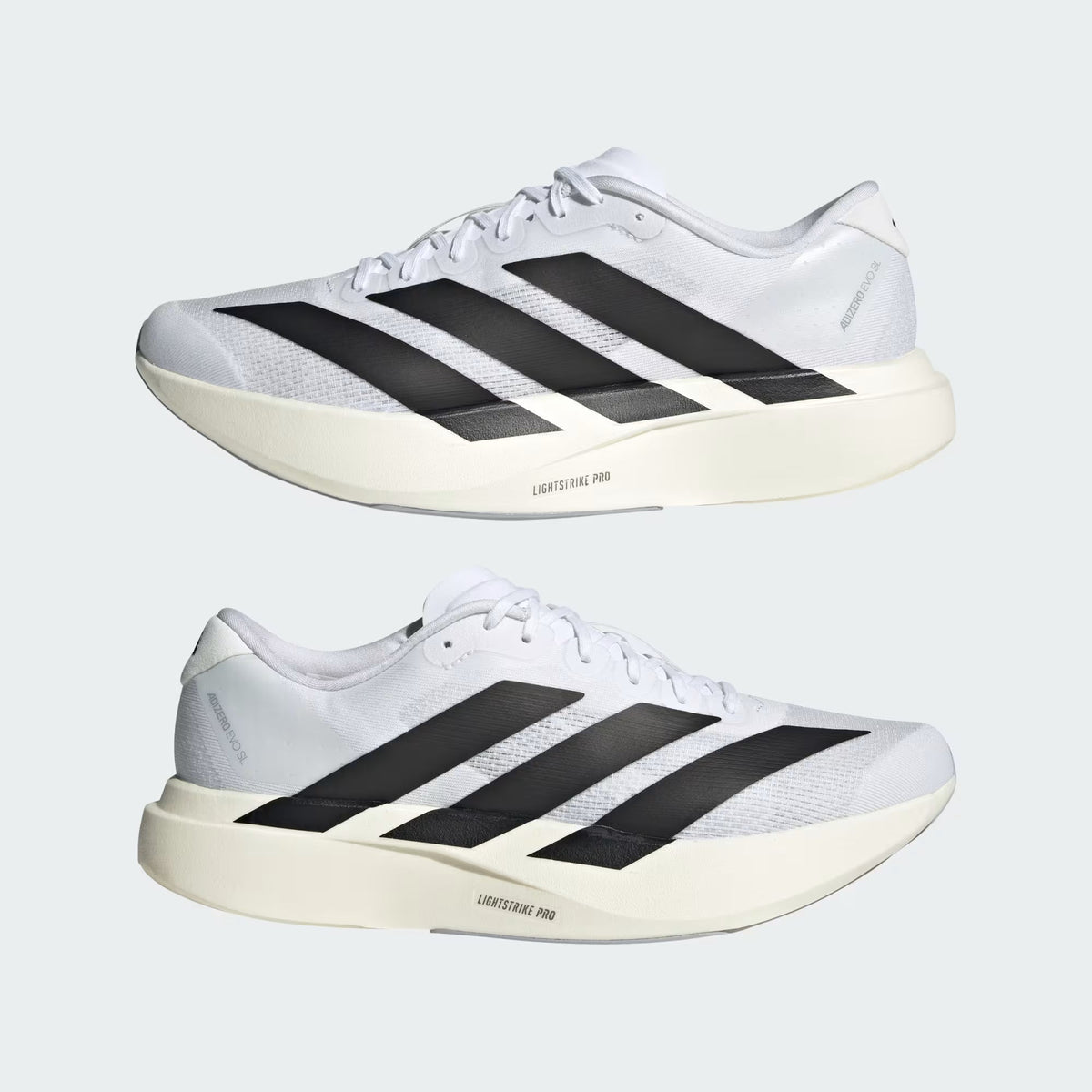 adidas Adizero EVO SL Running Shoes – White & Black