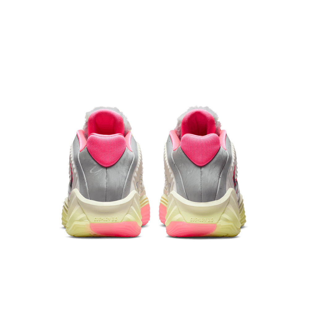 Nike G.T. Hustle 3 Basketball Shoes – Wolf Grey & Hyper Pink