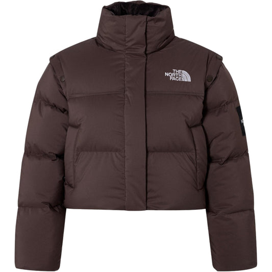 The North Face Brown Puffer Jacket for Warm Winter Tones