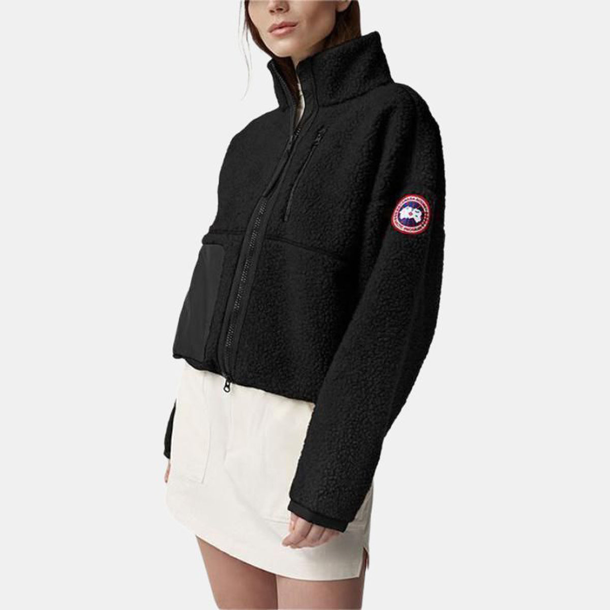Canada Goose Simcoe Fleece Jacket – Black (Women's)