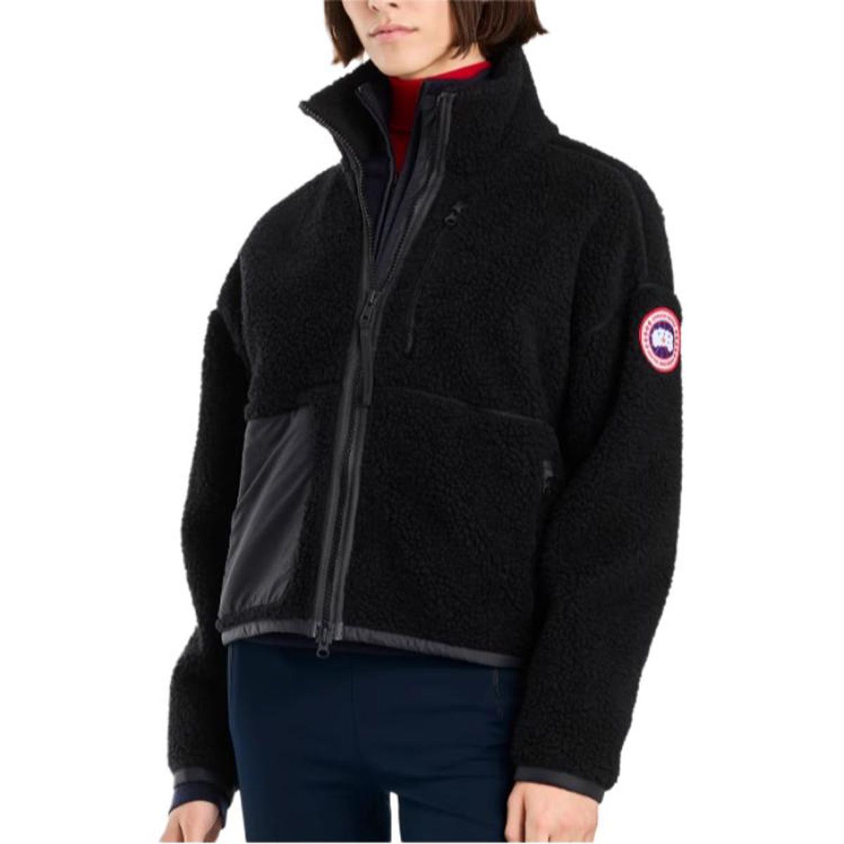 Canada Goose Simcoe Fleece Jacket – Black (Women's)