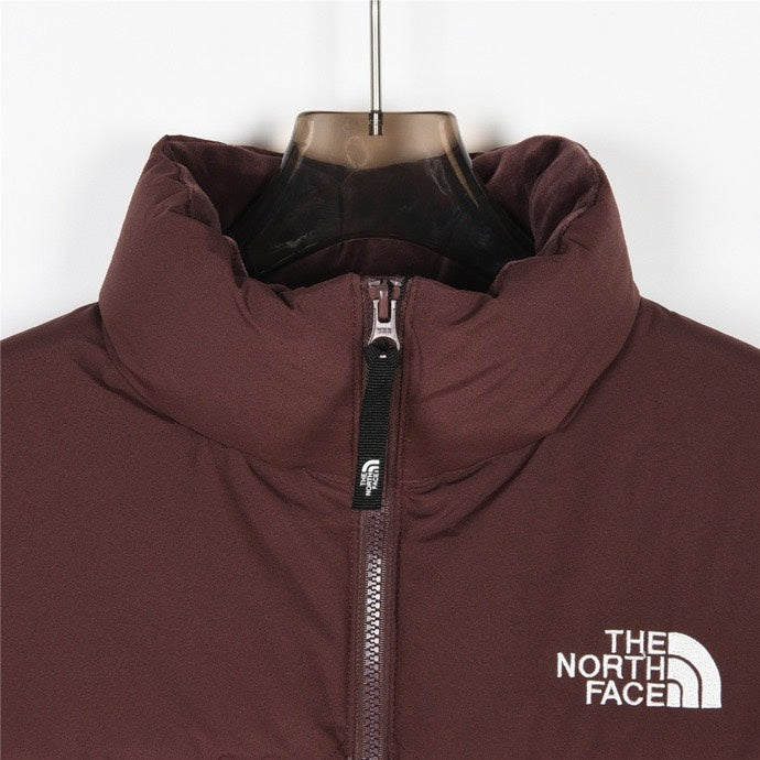 The North Face Brown Puffer Jacket for Season-Long Comfort
