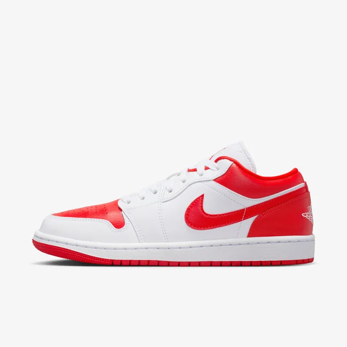 Air Jordan 1 Low Sneakers – White & Red