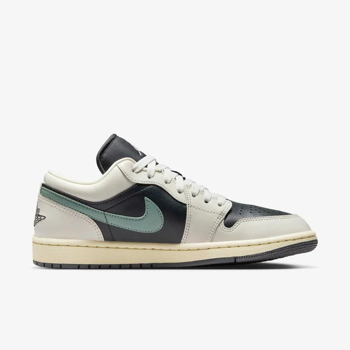Air Jordan 1 Low Sneakers – Off-White, Black & Sage Green