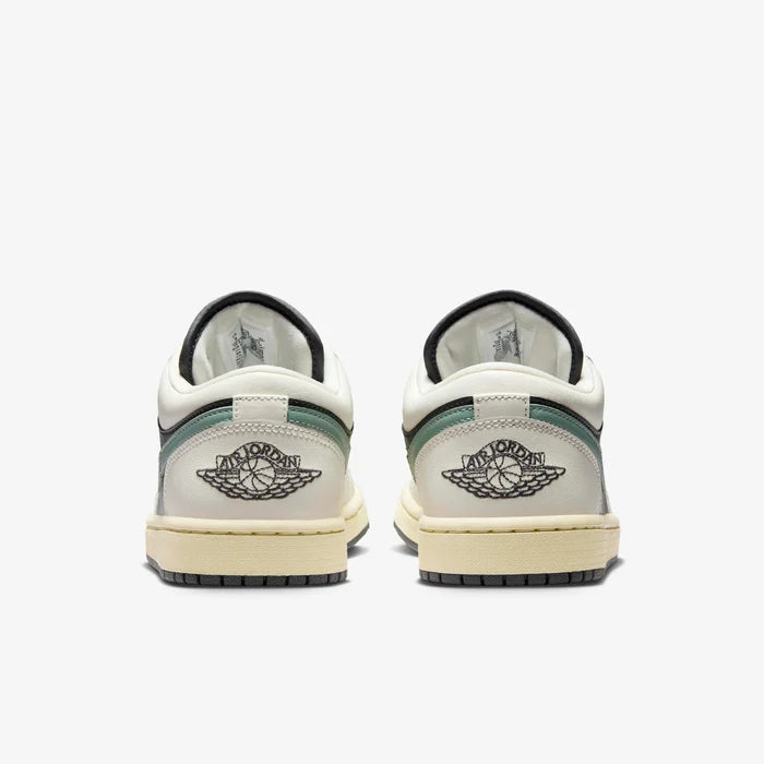 Air Jordan 1 Low Sneakers – Off-White, Black & Sage Green