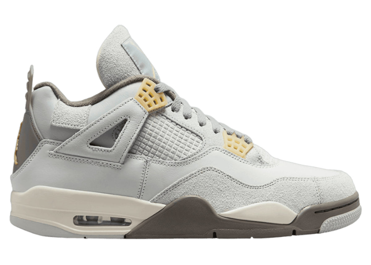 Air Jordan 4 Retro Craft – Grey & Cream Sneakers