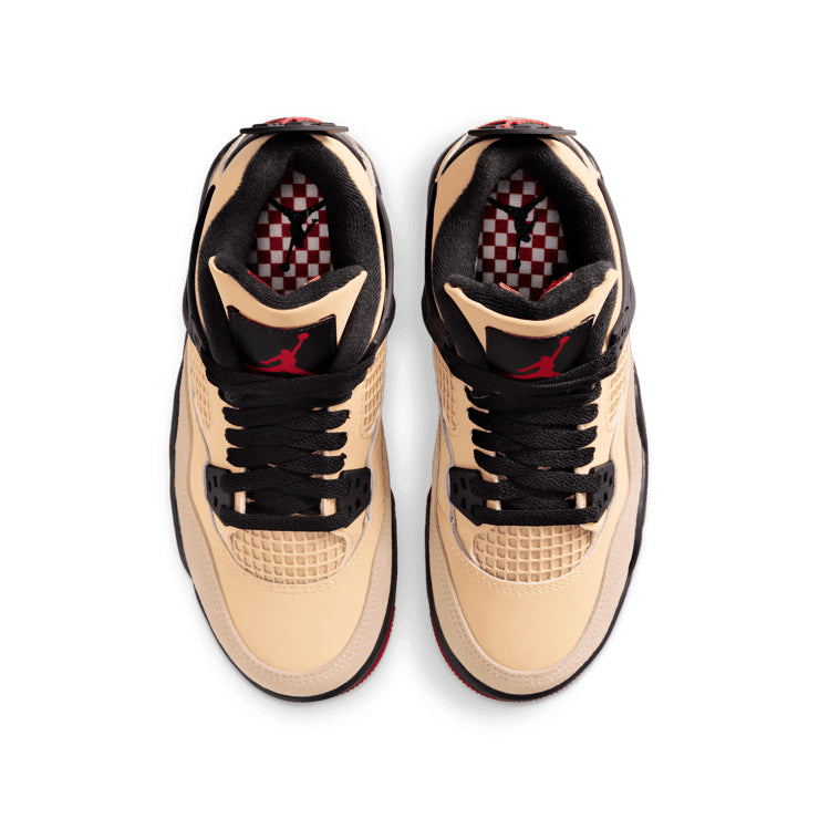 Air Jordan 4 Pizza – Tan & Red Sneakers
