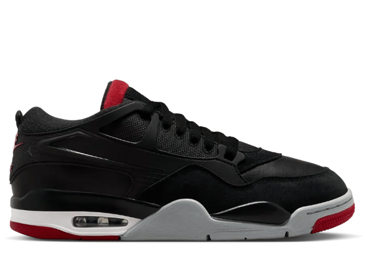 Air Jordan 4 RM Bred – Black & Red Sneakers