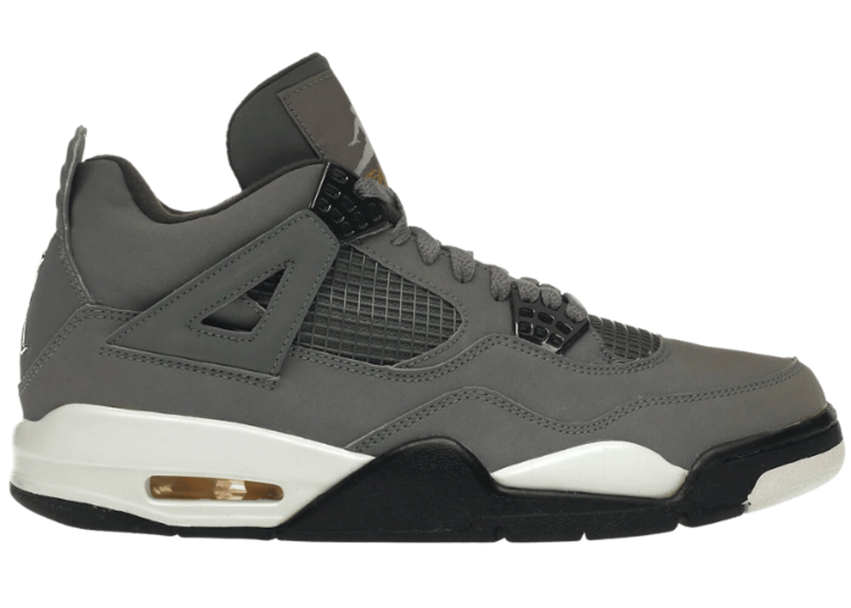 Air Jordan 4 Retro Cool Grey Sneakers – Grey, Black & White