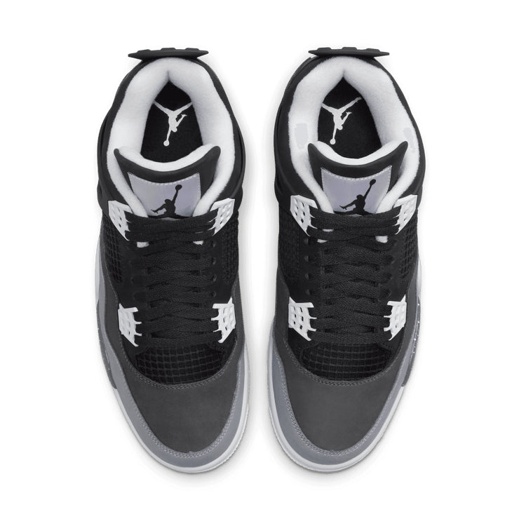Air Jordan 4 Retro Fear – Black & Grey Sneakers