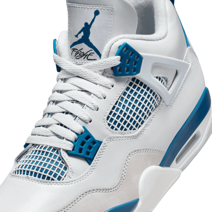 Air Jordan 4 Retro Military Blue – White & Blue Sneakers