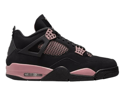 Air Jordan 4 Retro Sneakers – Black & Pink