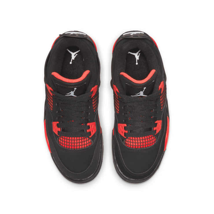 Air Jordan 4 Retro Red Thunder – Black & Red Sneakers
