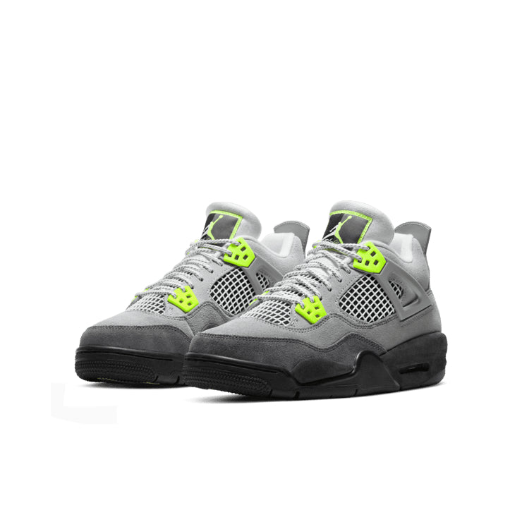 Air Jordan 4 Retro SE 95 Neon – Grey & Neon Sneakers