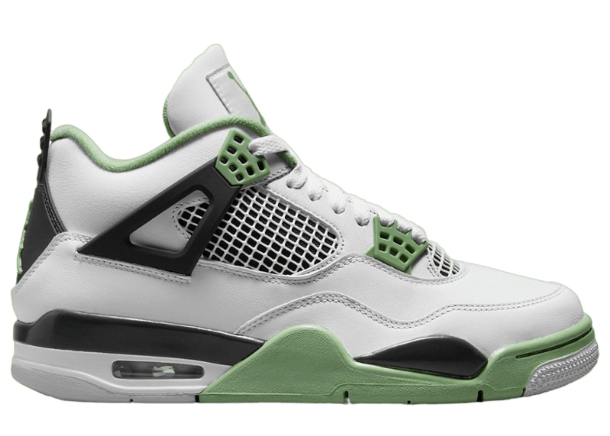 Air Jordan 4 Retro Seafoam – White & Green Sneakers