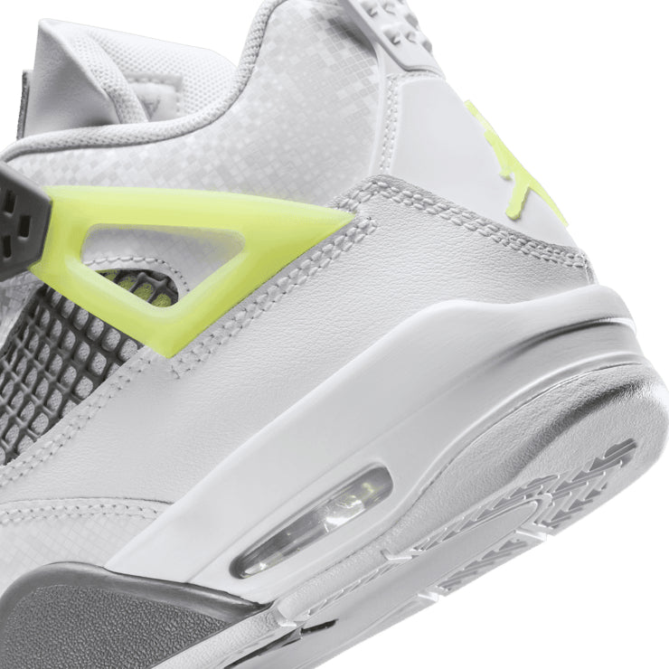Air Jordan 4 Retro White Lemon Twist Light Graphite