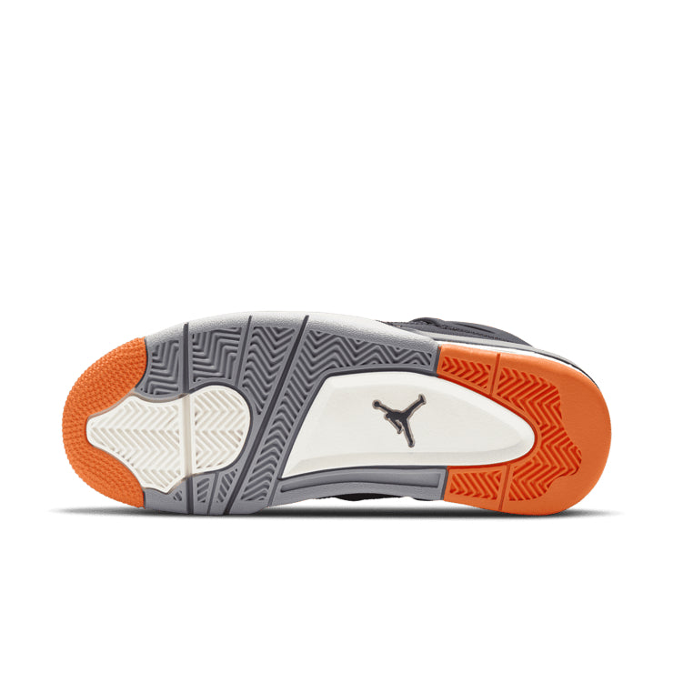 Air Jordan 4 Retro Starfish – Black & Orange Sneakers