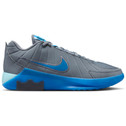 Nike Grey & Blue Low-Top Lace-Up Sneakers